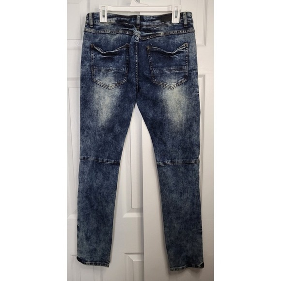 CJ Black Premium Men's Skinny Flex Distressed Jeans- Size 32 x 32 - Picture 3 of 3